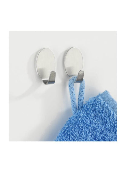 Wenko Set of 4 Stainless Steel Midget Hooks
