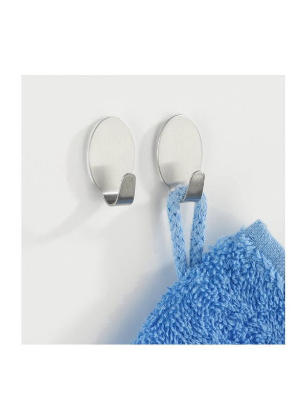 Wenko Set of 4 Stainless Steel Midget Hooks
