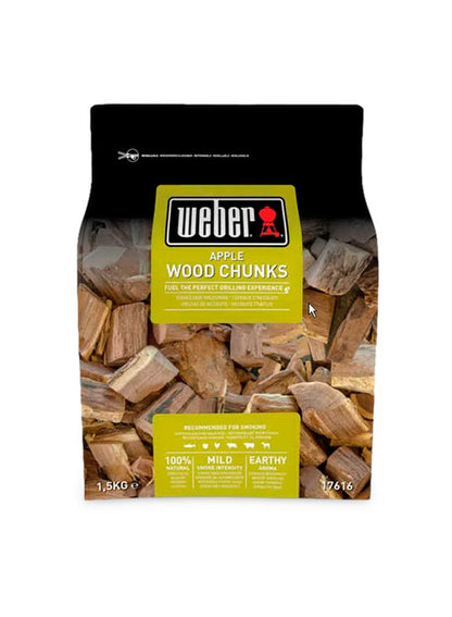 Weber Smoking Apple Wood Chunks Beige