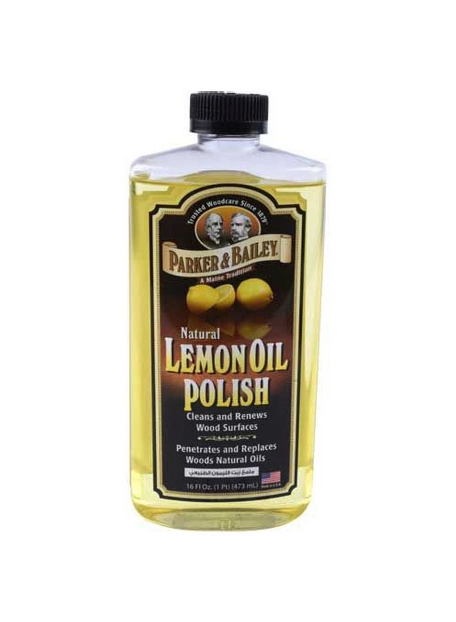 Natural Lemon Oil Polish Clear 473ml - Parker & Bailey