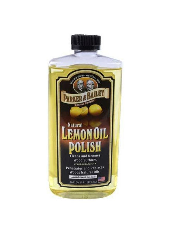 Natural Lemon Oil Polish Clear 473ml - Parker & Bailey