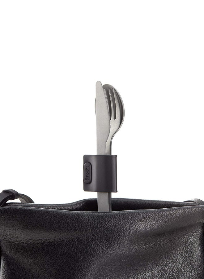 Lekue 3-Piece Fork Set with Storage