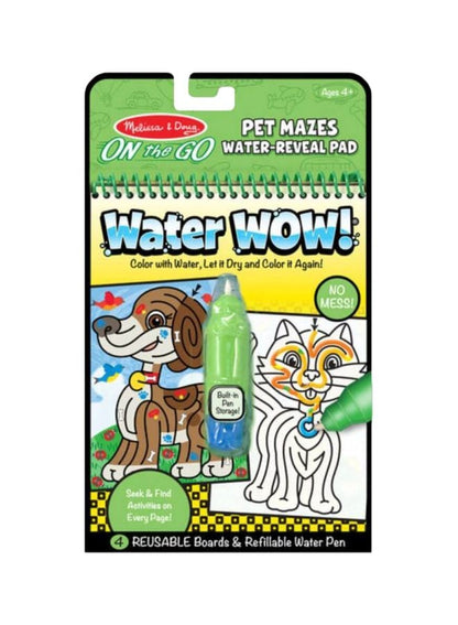 Melissa & Doug Water Wow Pet Mazes Set
