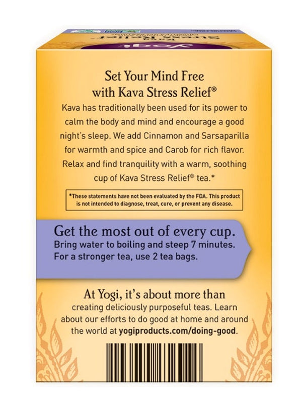 Yogi Tea Kava Stress Relief Tea - 16 Bags