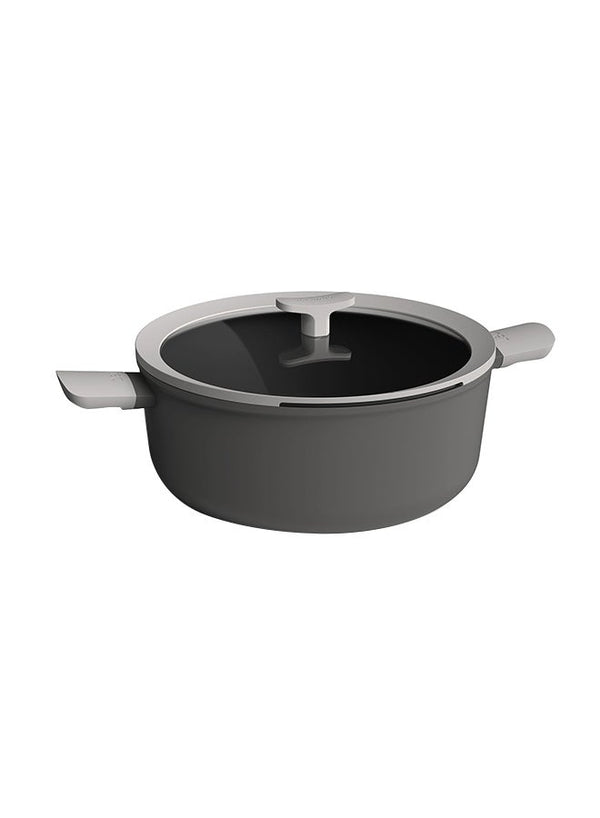 Berghoff Leo Covered Stockpot Grey 28cm