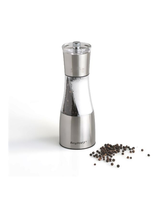 Berghoff Salt And Pepper Duo Mill Silver/Clear