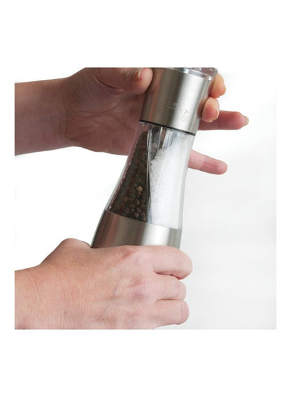 Berghoff Salt And Pepper Duo Mill Silver/Clear
