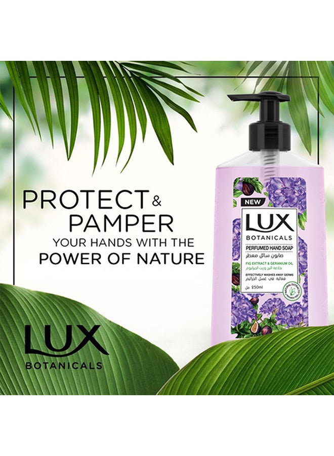 Lux Botanicals Hand Wash Fig Extract & Geranium Oil