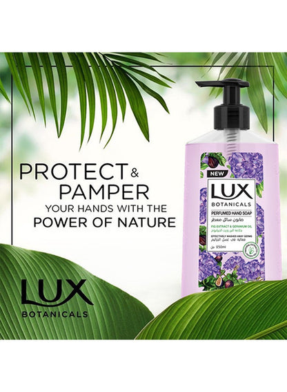 Lux Botanicals Hand Wash Fig Extract & Geranium Oil