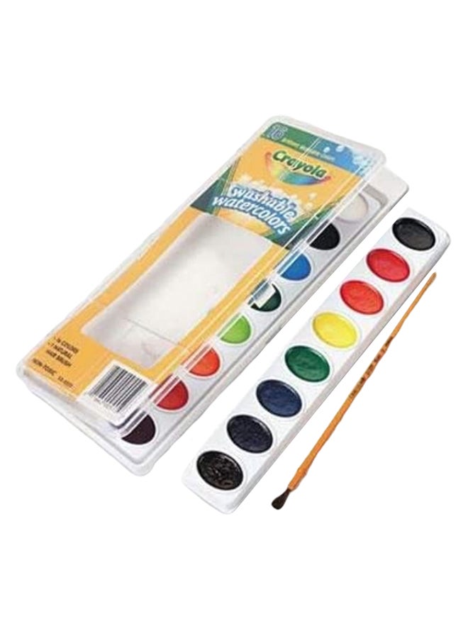 Crayola 16-Shade Washable Watercolor Set