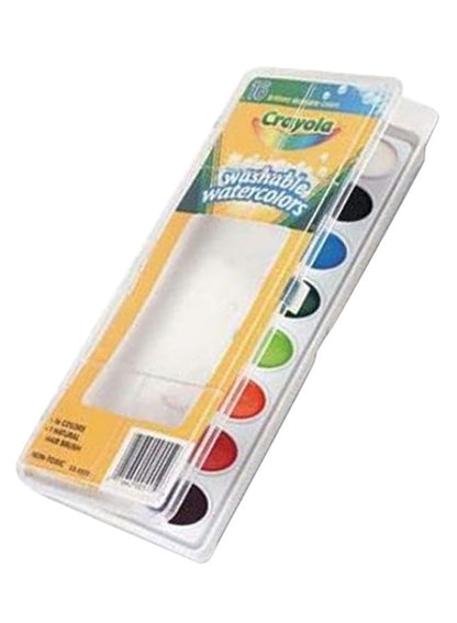 Crayola 16-Shade Washable Watercolor Set