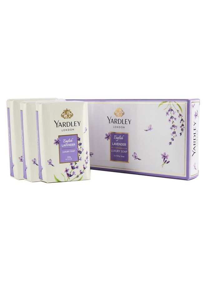 Yardley English Lavender Luxury Soap Pack of 3