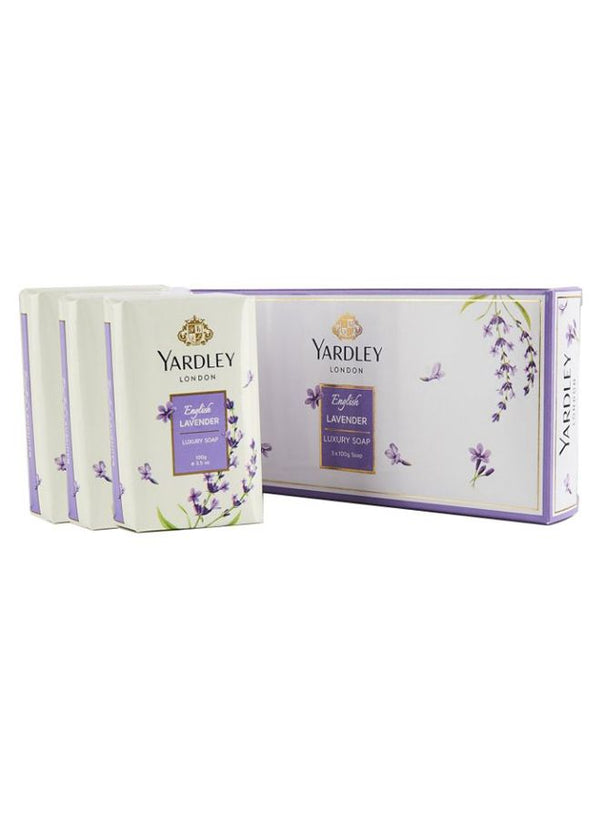 Yardley English Lavender Luxury Soap Pack of 3