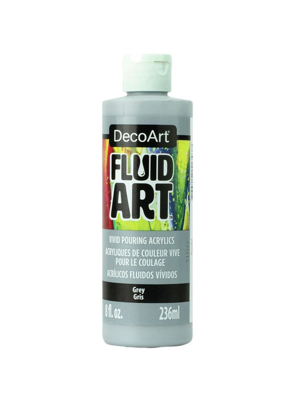Deco Art Ready-To-Pour Acrylic Paint in Grey