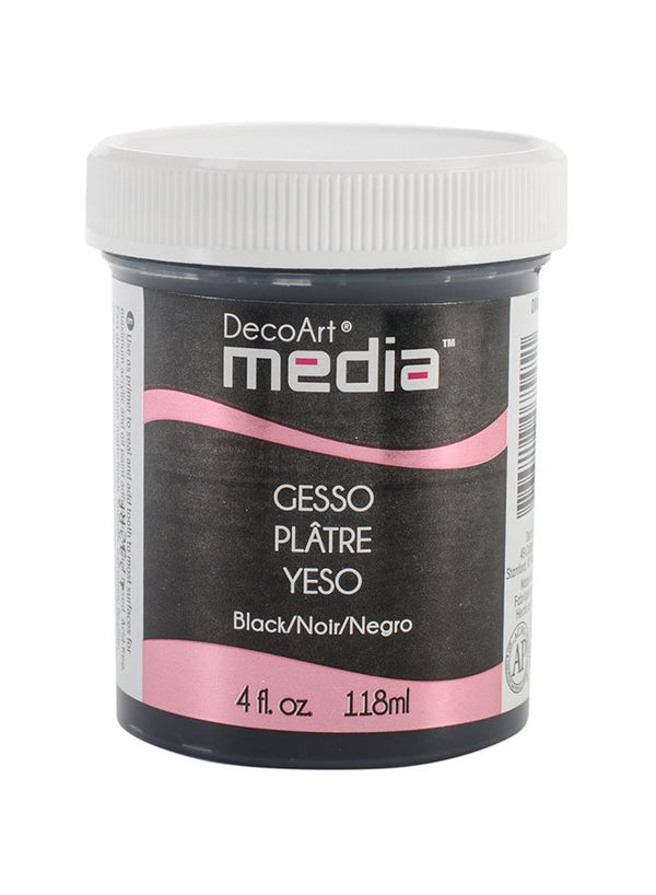 Deco Art Media Gesso Acrylic Paint Black