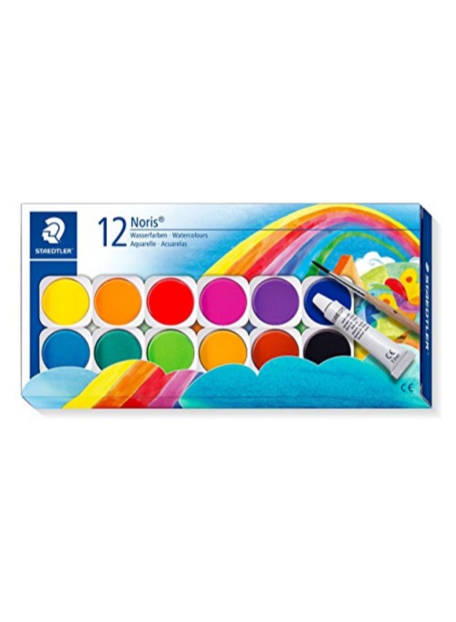 STAEDTLER 12-Piece Noris Club Water Colour Set