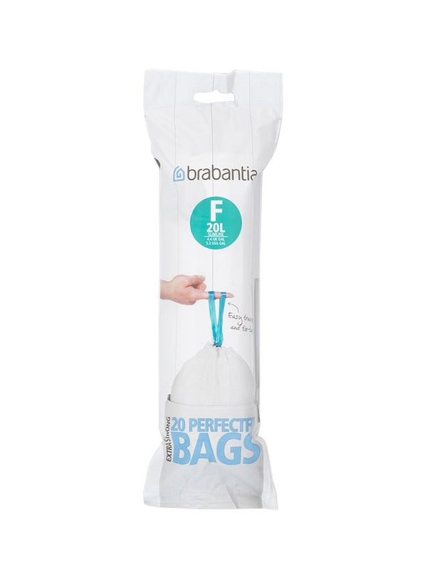 Brabantia 20-Piece Code F Perfectfit Bin Liner