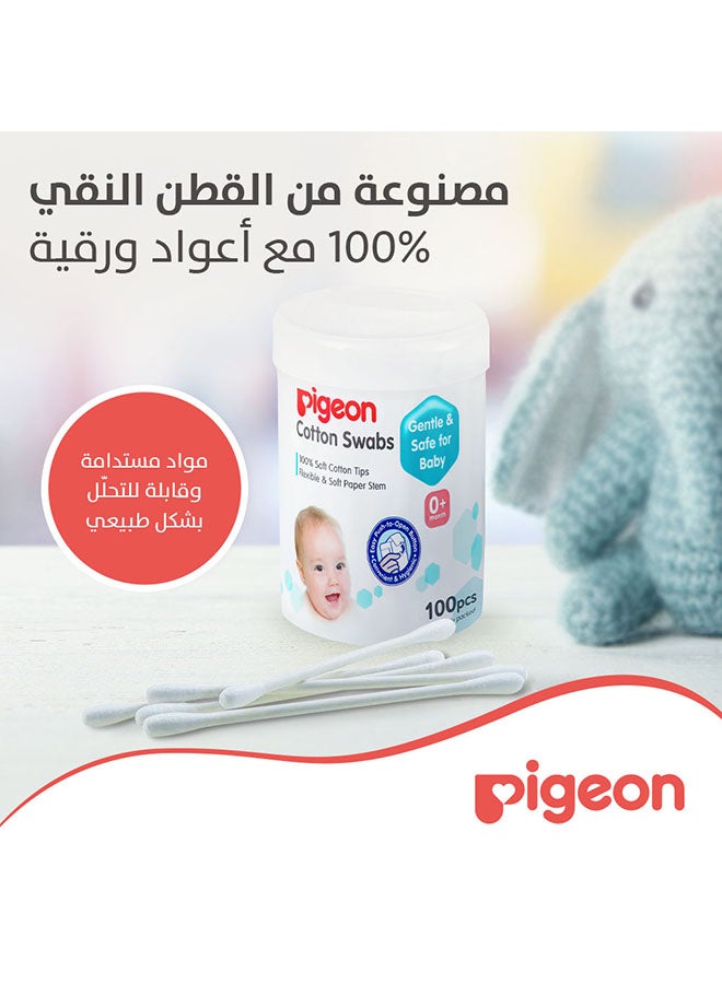 Pigeon Cotton Swabs - 100 pieces