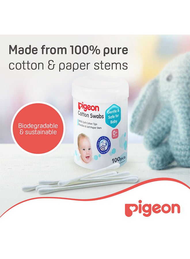 Pigeon Cotton Swabs - 100 pieces