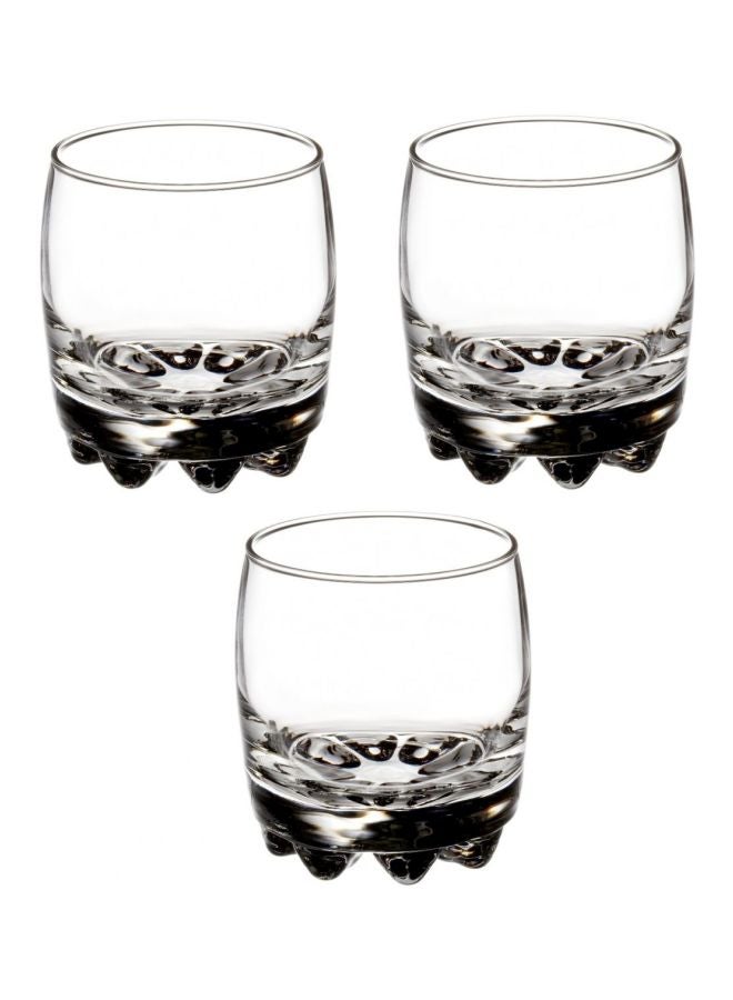 Bormioli Rocco Galassia Tumbler Set of 3, Clear