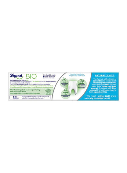 Signal Bio Natural Whitening Toothpaste 75ml