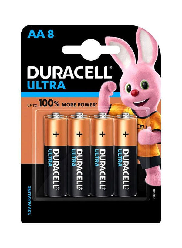Duracell Ultra AA Lithium Battery 8-Piece Set
