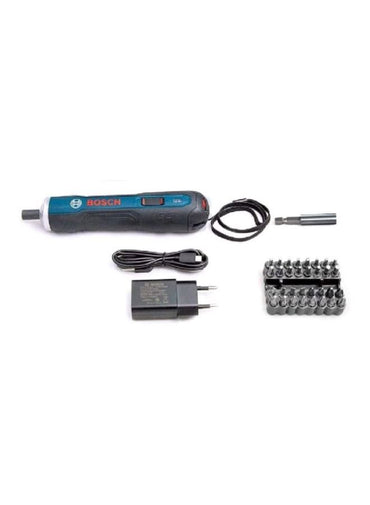 BOSCH Go Professional Cordless Screwdriver Black/Blue/Silver 182x38mm