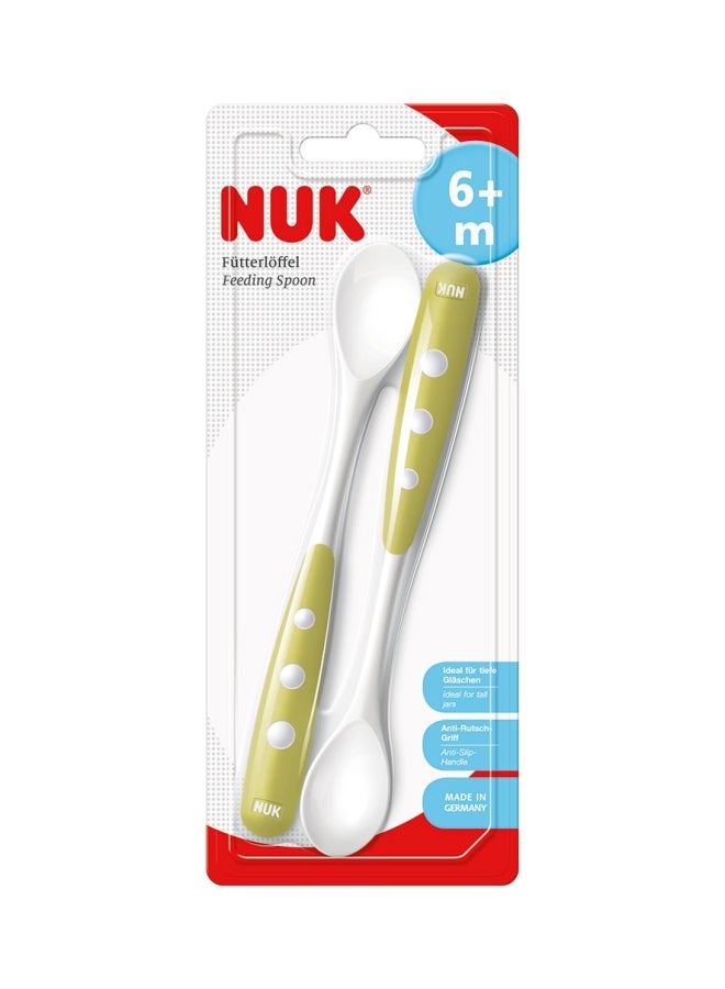 NUK Pack Of 2 Feeding Spoon - Premium Baby Feeding
