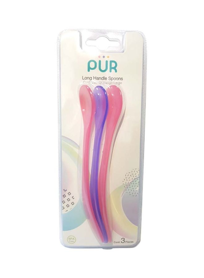 Pur 3-Piece Long Handle Soft Spoon