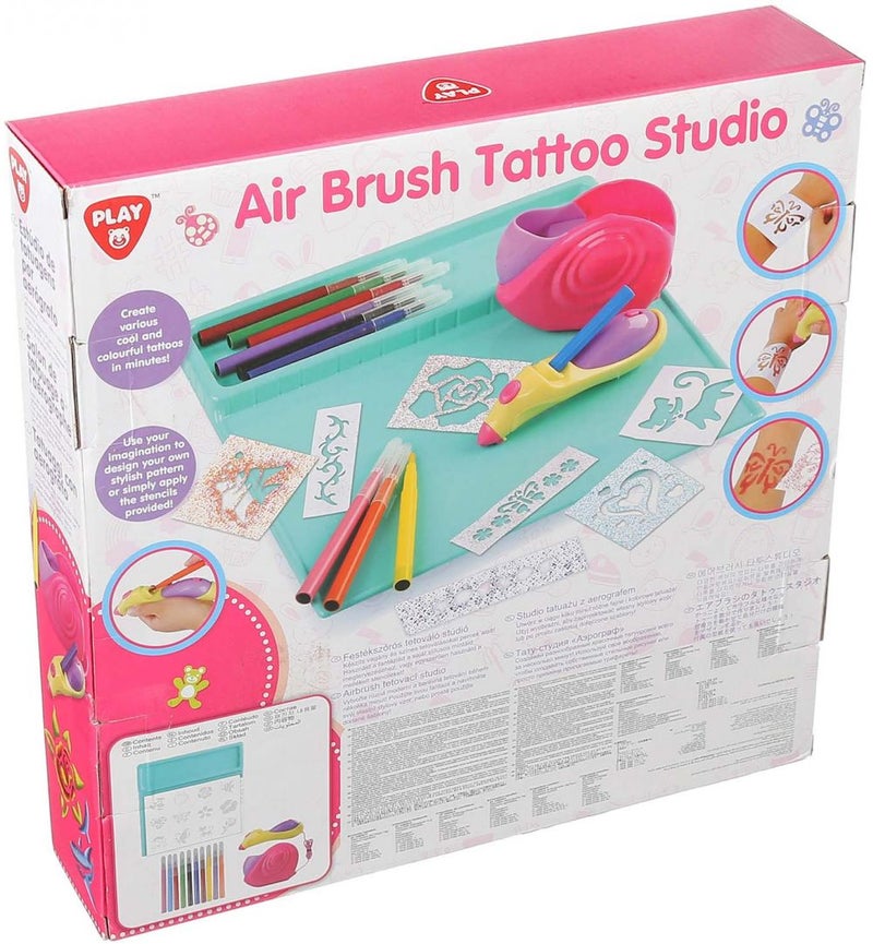 PLAYGO Air Brush Tattoo Studio Toy Multicolor