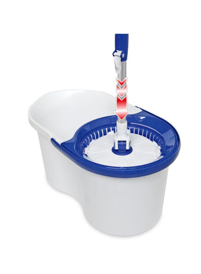 Neco Microfiber Spin Mop Set White/Blue