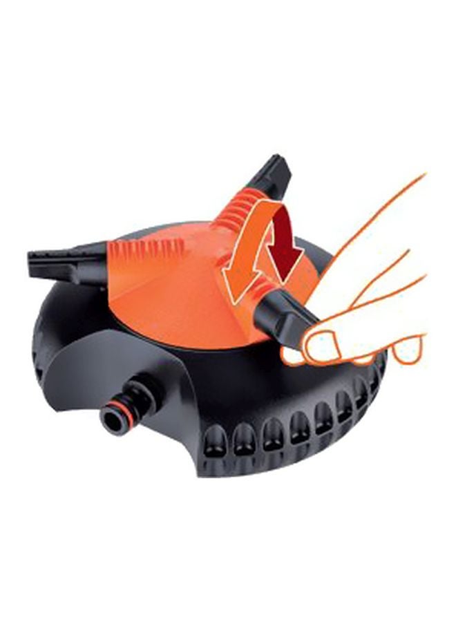 Claber Idrojet Water Sprinkler Black/Orange
