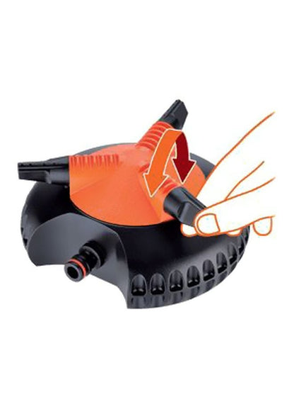 Claber Idrojet Water Sprinkler Black/Orange