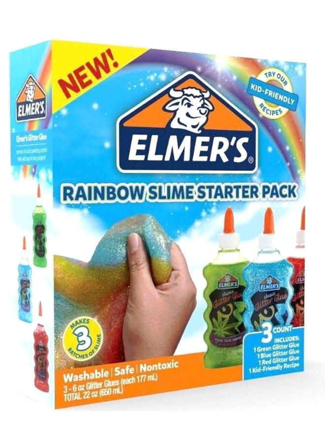 ELMER'S 3-Piece Rainbow Slime Starter Kit