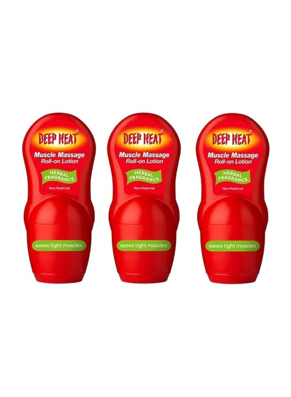 DEEP HEAT Muscle Massage Roll-On Lotion 50ml