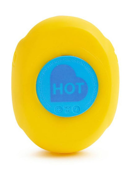 Munchkin White Hot Bath Ducky Yellow/Orange 3.6x2.8x2.9inch