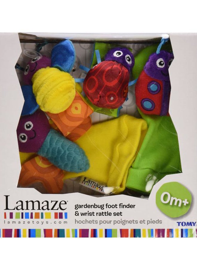 Lamaze 4-Piece Gardenbug Rattle Set