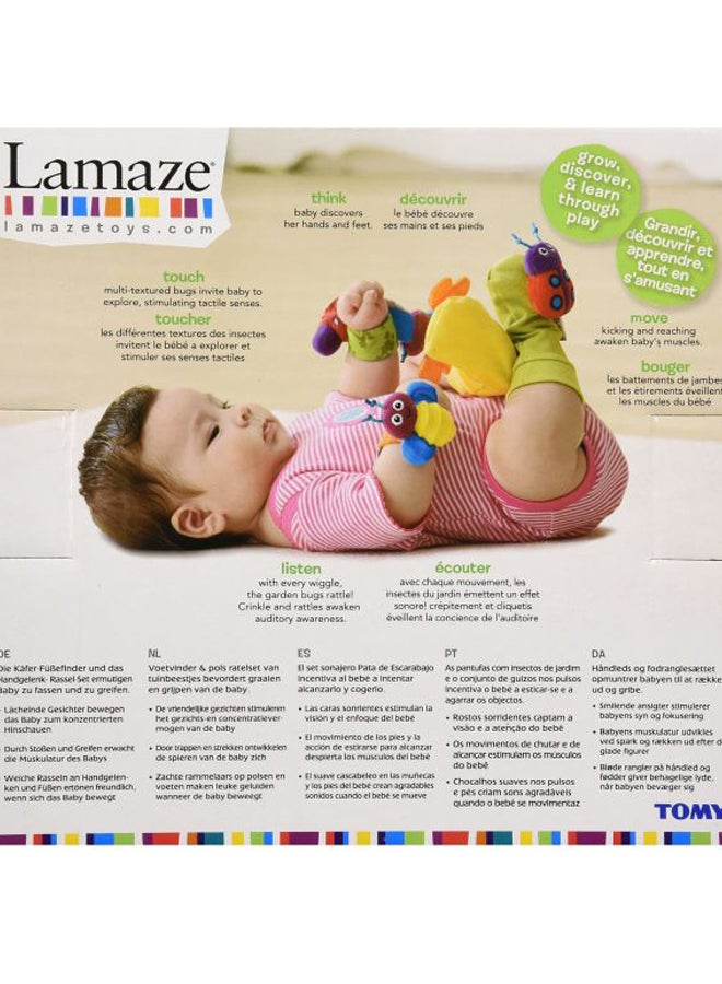 Lamaze 4-Piece Gardenbug Rattle Set