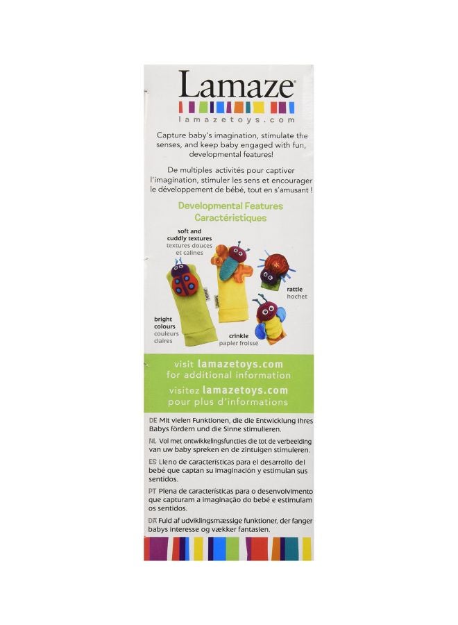Lamaze 4-Piece Gardenbug Rattle Set