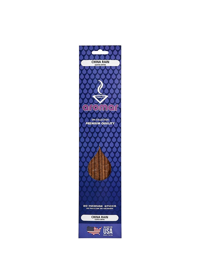 Aromar China Rain Incense 20 Stick Brown