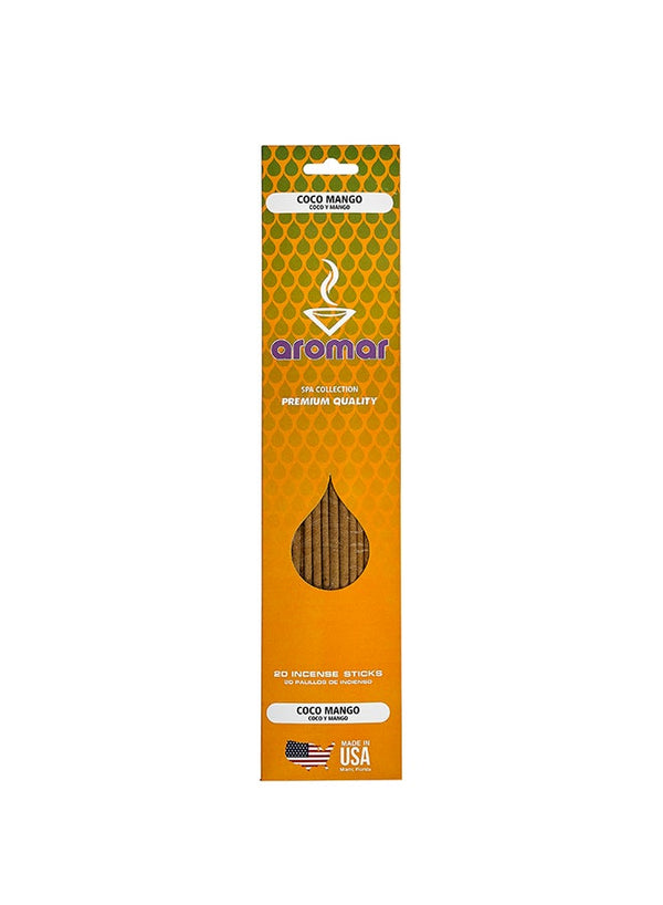 Aromar Coco Mango Incense 20 Stick Brown