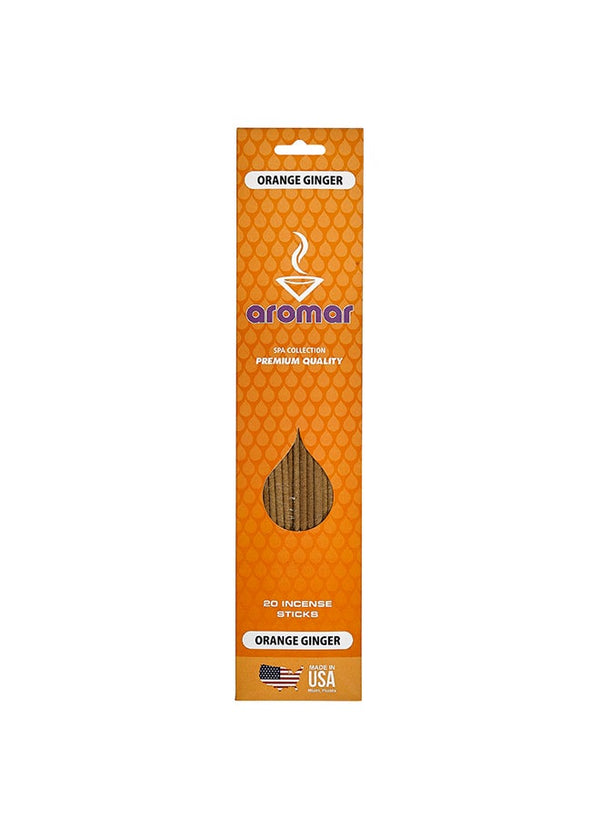 Aromar Orange Ginger Incense 20 Stick Brown