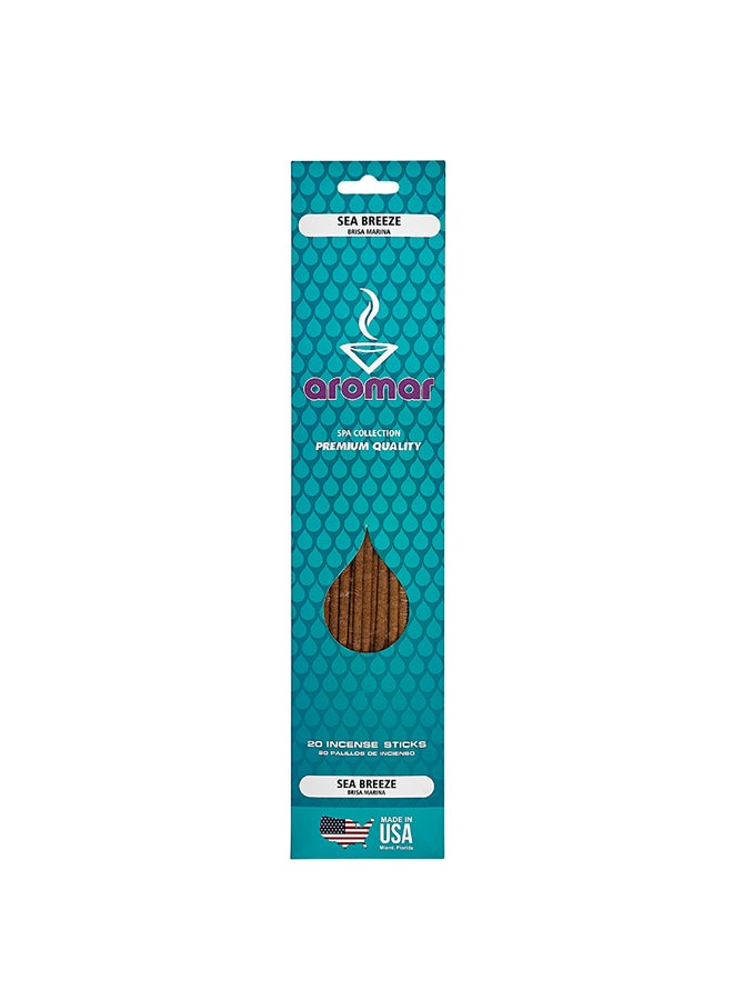 Aromar Sea Breeze Incense 20 Stick Brown