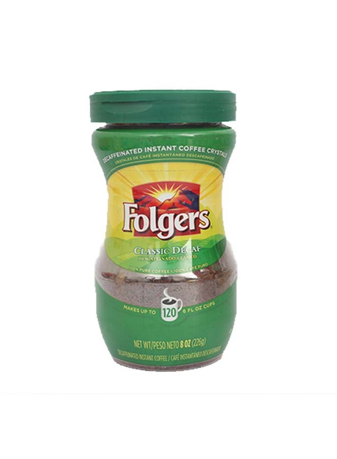 Folgers Decaf Instant Coffee 8oz - Premium Quality