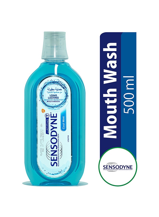 Sensodyne Mouthwash Cool Mint - Unisex Oral Hygiene
