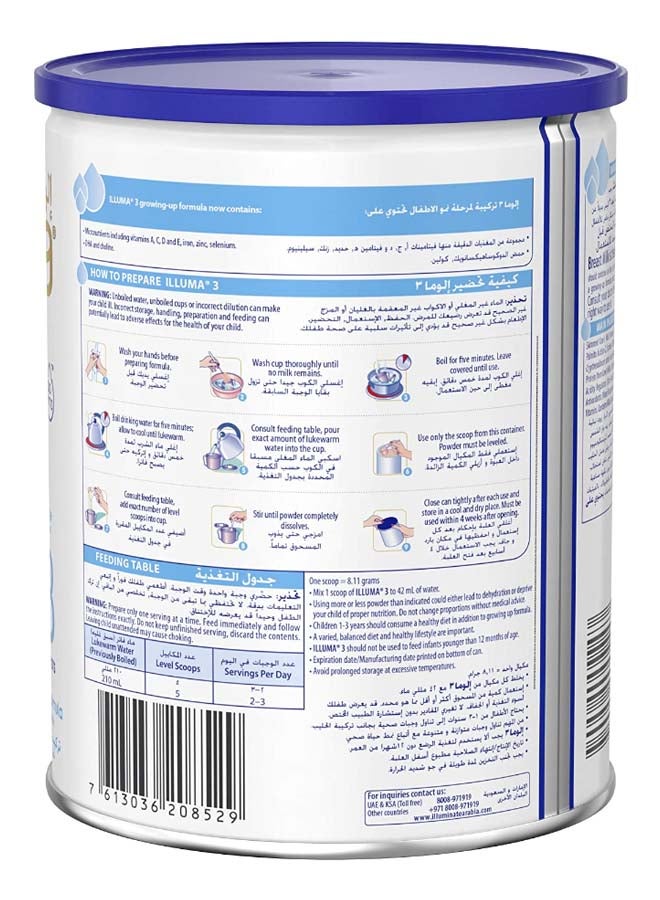 Illuma Stage 3 Milk Powder 400grams