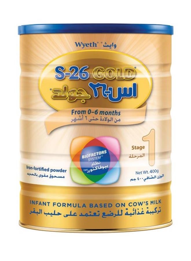 S26 Gold Stage 1 Formula Milk Powder 400grams