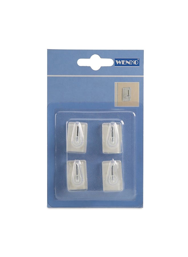 Wenko Curtain Hooks Multicolour Pack of 4