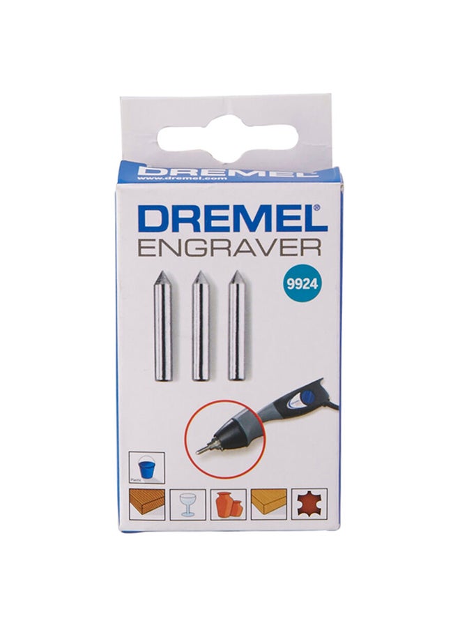 DREMEL 3-Piece Carbide Engraving Tip