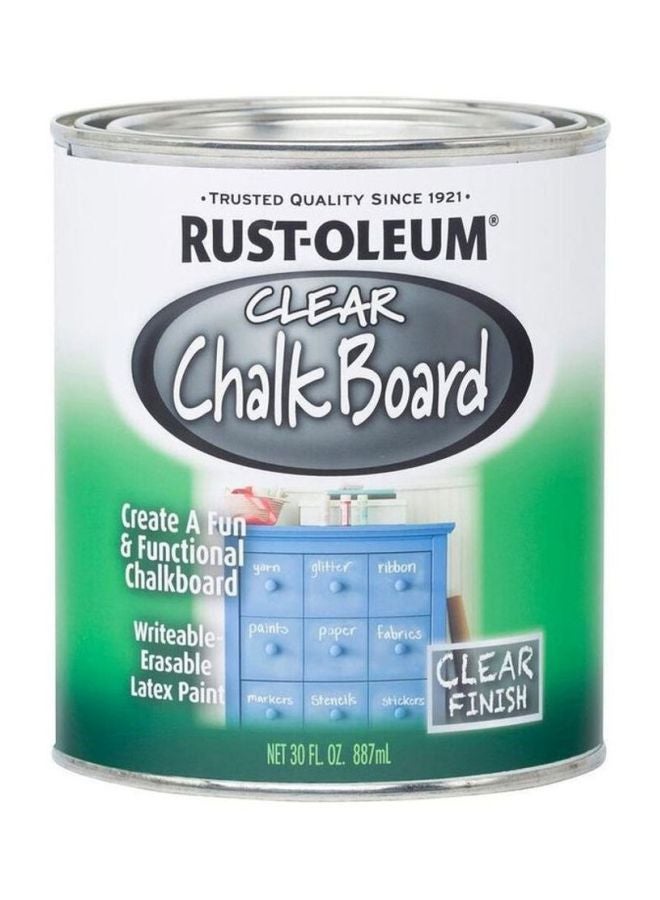 RUST-OLEUM Clear Chalk Board Blue 887ml